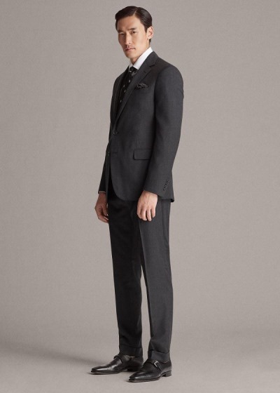 Men's Ralph Lauren Gregory Wool Serge Suits | 892165SEC